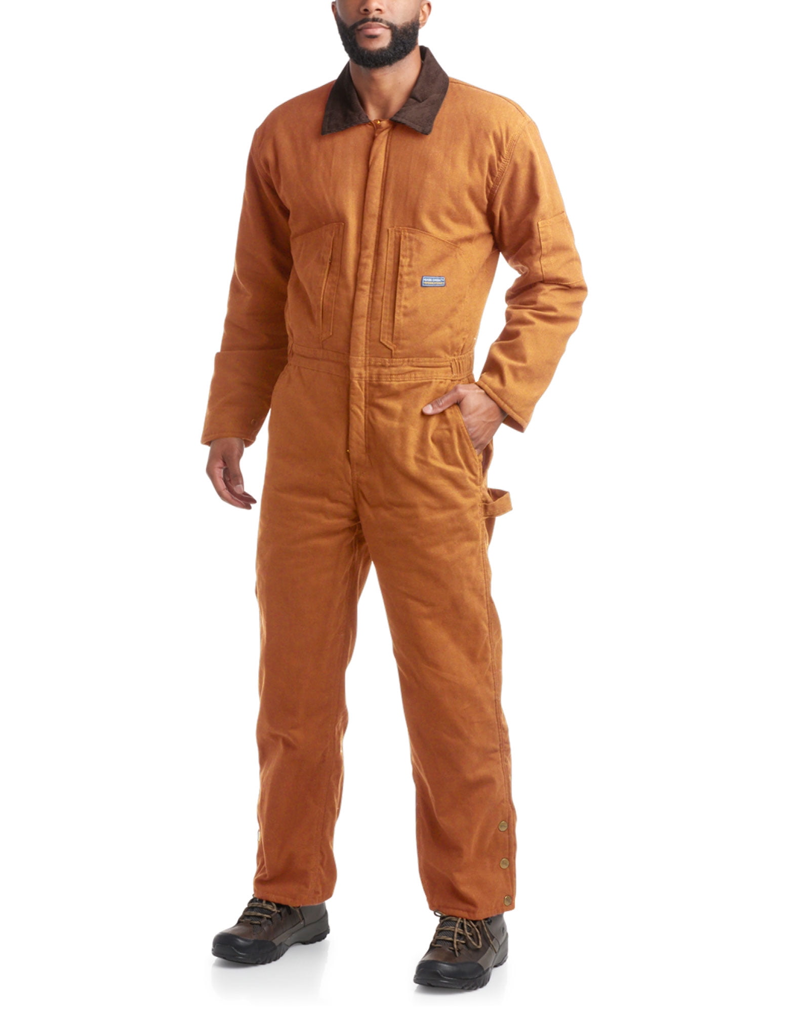 Bass Creek Outfitters Men's Coveralls -Insulated Duck Canvas Long