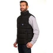 BASS CREEK OUTFITTERS Men's Double Needle Quilted Puffer Vest, Sizes M-XXL