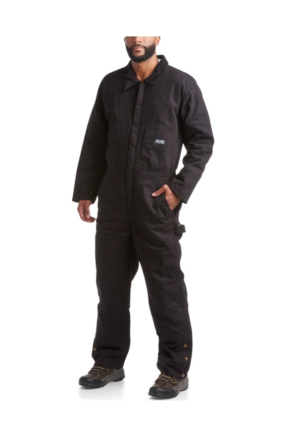 Mens Coveralls - Insulated Water Resistant Workwear Jumpsuit Coveralls for Men