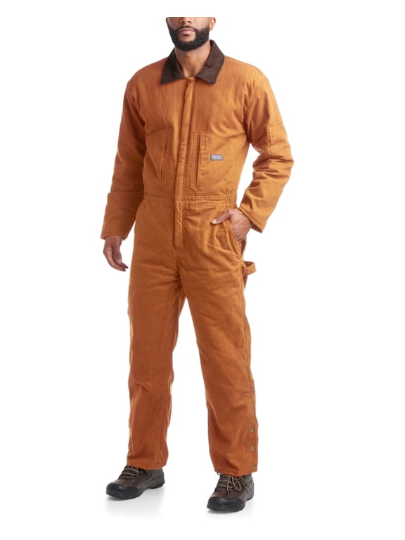 Mens Coveralls - Insulated Water Resistant Workwear Coveralls for Men 30" Inseam