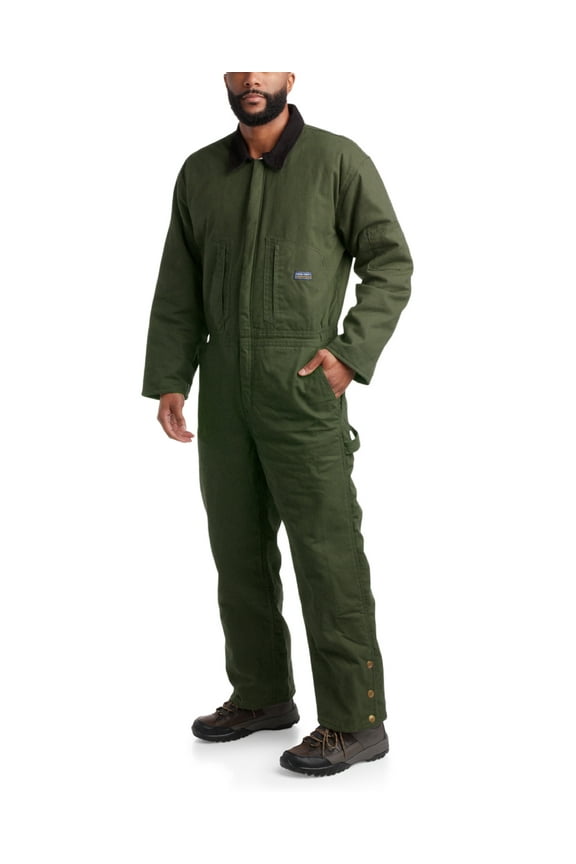 Mens Coveralls - Insulated Water Resistant Workwear Jumpsuit Coveralls for Men