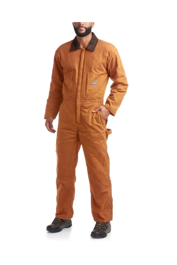 Mens Coveralls - Insulated Water Resistant Workwear Jumpsuit Coveralls for Men