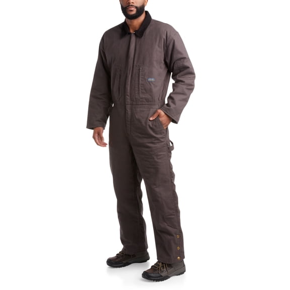 Bass Creek Outfitters Mens Coveralls - Insulated Water Resistant Workwear Jumpsuit Coveralls for Men
