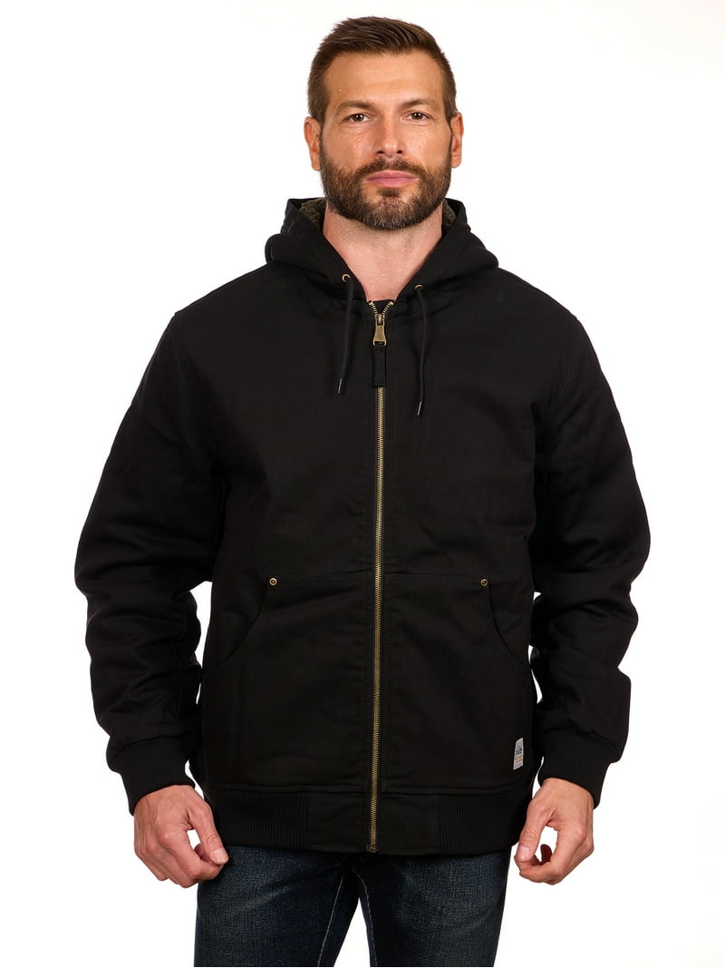Bass Creek Outfitters Men's Duck Canvas Sherpa Lined Jacket, Sizes