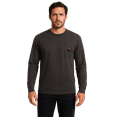 thumbnail image 1 of Bass Creek Outfitters Men's Flame Resistant Long Sleeve Crewneck Knit Top, Sizes M-2XL, 1 of 7