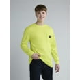 thumbnail image 1 of Bass Creek Outfitters Men's Flame Resistant Long Sleeve Crewneck Knit Top, Sizes M-2XL, 1 of 5