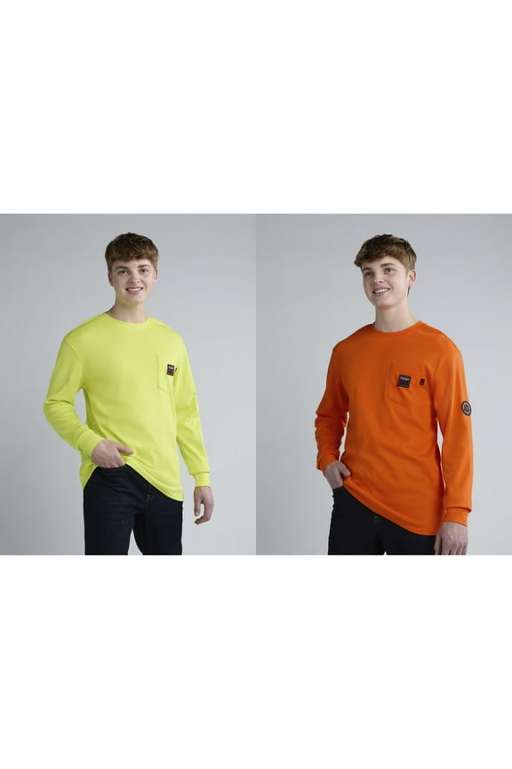 Men's Flame Resistant Long Sleeve Crewneck Knit Top, Sizes M-XXL