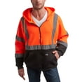 thumbnail image 1 of Bass Creek Outfitters Mens Fleece Hoodie - Safety Workwear ANSI/ISEA Class 3 High Visibility Hoodie, 1 of 7