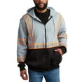 thumbnail image 1 of Bass Creek Outfitters Mens Fleece Hoodie - Safety Workwear ANSI/ISEA Class 3 High Visibility Hoodie, 1 of 7