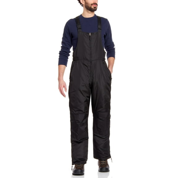 Bass Creek Outfitters Men's Insulated Snow Bib Pants, Sizes M-2XL, 3-Pack