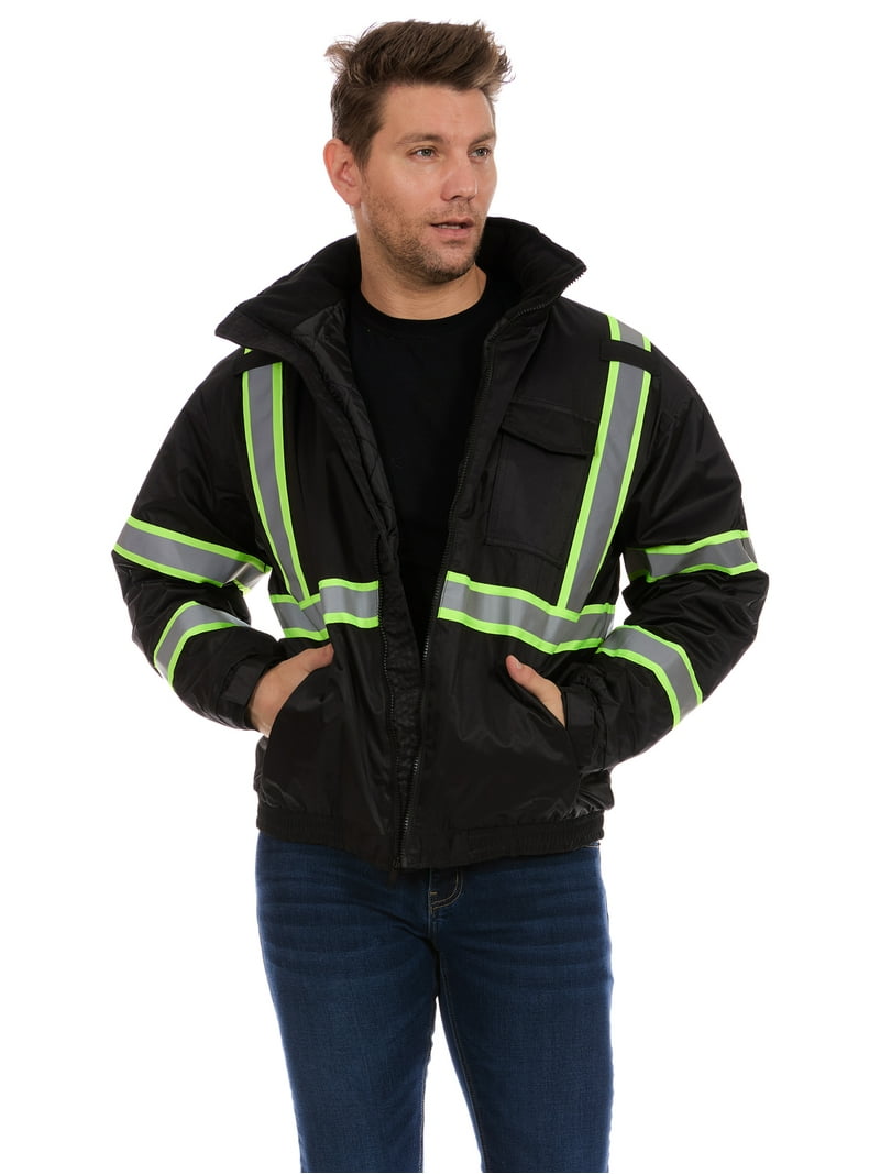 NBC　Bawo　ライフジャケット Bass Creek Outfitters Men's Oxford Insulated Safety Work Jacket