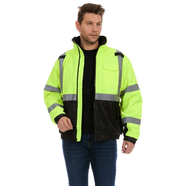 Insulated safety jacket best sale