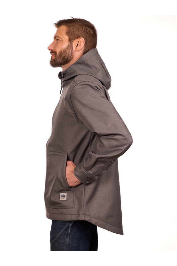 Men's Twill Bonded Fleece Softshell Jacket, Sizes M-2XL