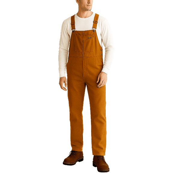 Bass Creek Outfitters Mens Overalls - Insulated Bib Overalls for Men Duck Canvas Mens Jumpsuit Bibs