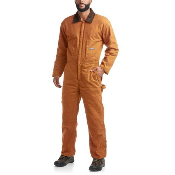 Bass Creek Outfitters Mens Coveralls Water Resistant 30'' Inseam Insulated Coveralls Work Jumpsuit