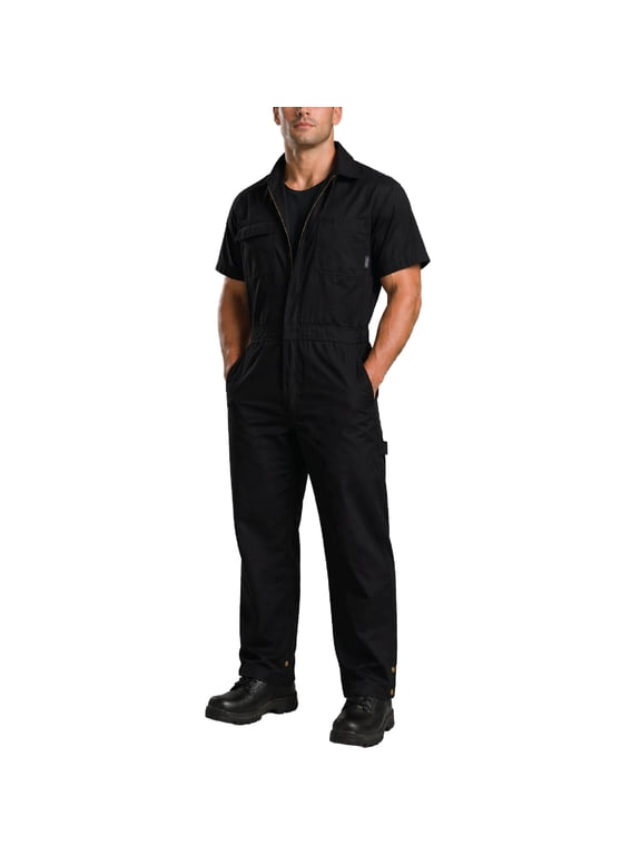 Mens Coveralls Short Sleeve Heavyduty Utility Jumpsuit Workwear for Men