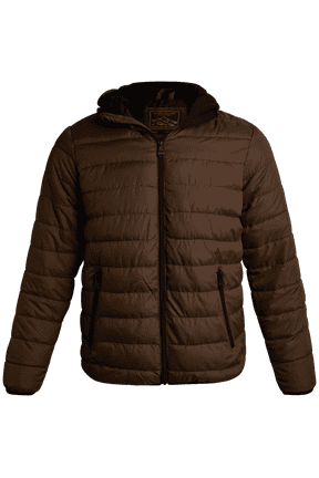Mens Puffer Jacket - Lightweight Water Resistant Insulated Hooded Jacket for Men