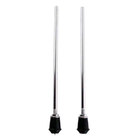 Bass Drum Leg Metal Risers Floor Foot Replacement Set Mount Part Accessory for Musical Instrument Drummer Percussionist
