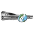 thumbnail image 1 of Bass Fish Jumping out of water - Fishing Round Tie Clip, 1 of 1