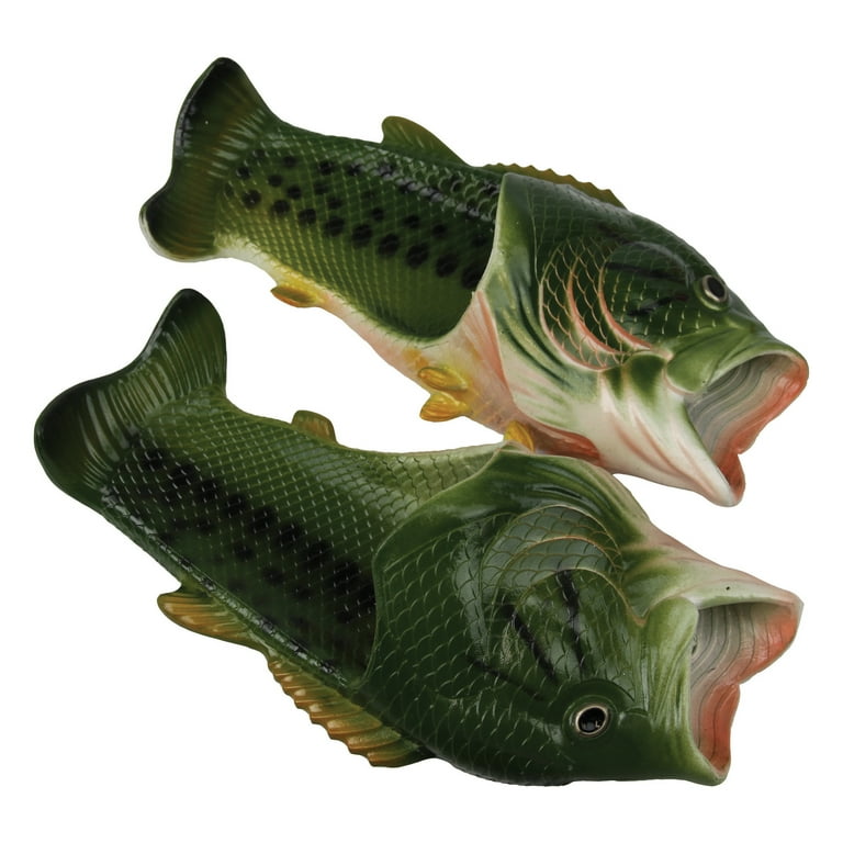 Bass Fish Sandals Slip Resistant Contoured Foot Bed Medium Walmart