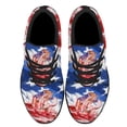 thumbnail image 1 of Bass Fishing 4th July Shoes Women's Fashion Sneakers Tennis Running Shoes for Men Women Black Size 12, 1 of 7