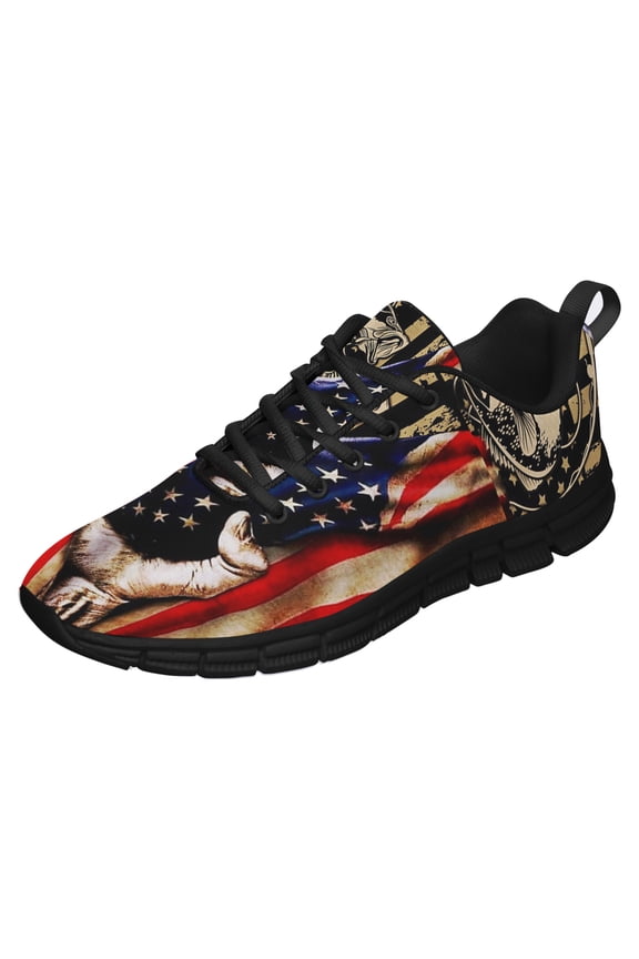 Bass Fishing America Running Shoes Sneakers Mesh Black Size 8.5