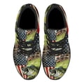 thumbnail image 1 of Bass Fishing American Flag Us Shoes Women's Fashion Sneakers Tennis Running Shoes for Men Women Black Size 7, 1 of 7