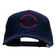 Bass Fishing Embroidered Prostyle Mesh Cap - Navy OSFM