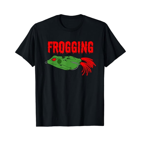 Bass Fishing / Frog Fishing For Big Fish T-Shirt - Walmart.com