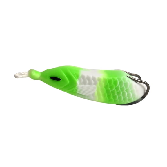 Bass Fishing Lure Bionic Soft Silicone Artificial Bait for Freshwater and Saltwater Anglers Single Piece