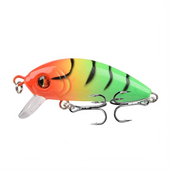 Bass Fishing Lure with Streamlined Hard Bionic Minnow Shell, Lifelike Crankbait Fishing Lures for Freshwater Walleye Trout Musky Anglers, Casual Outdoor Gift for All Skill Level