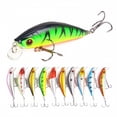 thumbnail image 1 of Bass Fishing Lures Freshwater Saltwater Fishing Gear 2.75 Inch Treble Fishing Hooks Fishing Lures for Bass Outdoor Fishing, 1 of 7