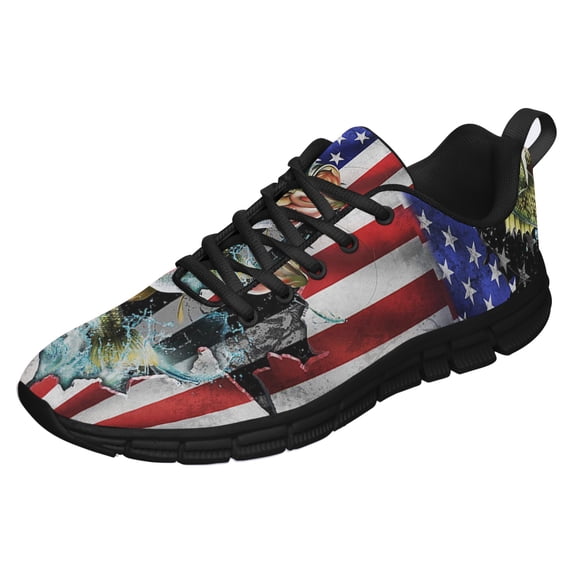 Bass Fishing Running Shoes Sneakers Mesh Black Size 11.5