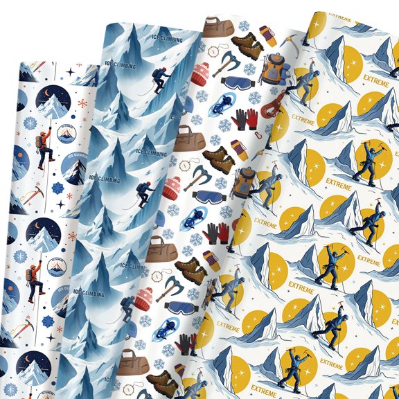 Bass Fishing Wrapping Paper, 12 Sheets Fish Gift Wrap for Men, Angler, Fisherman, Birthday Party Supplies for Retirement, Birthday, Graduation, Father's Day, 20x28 Inches