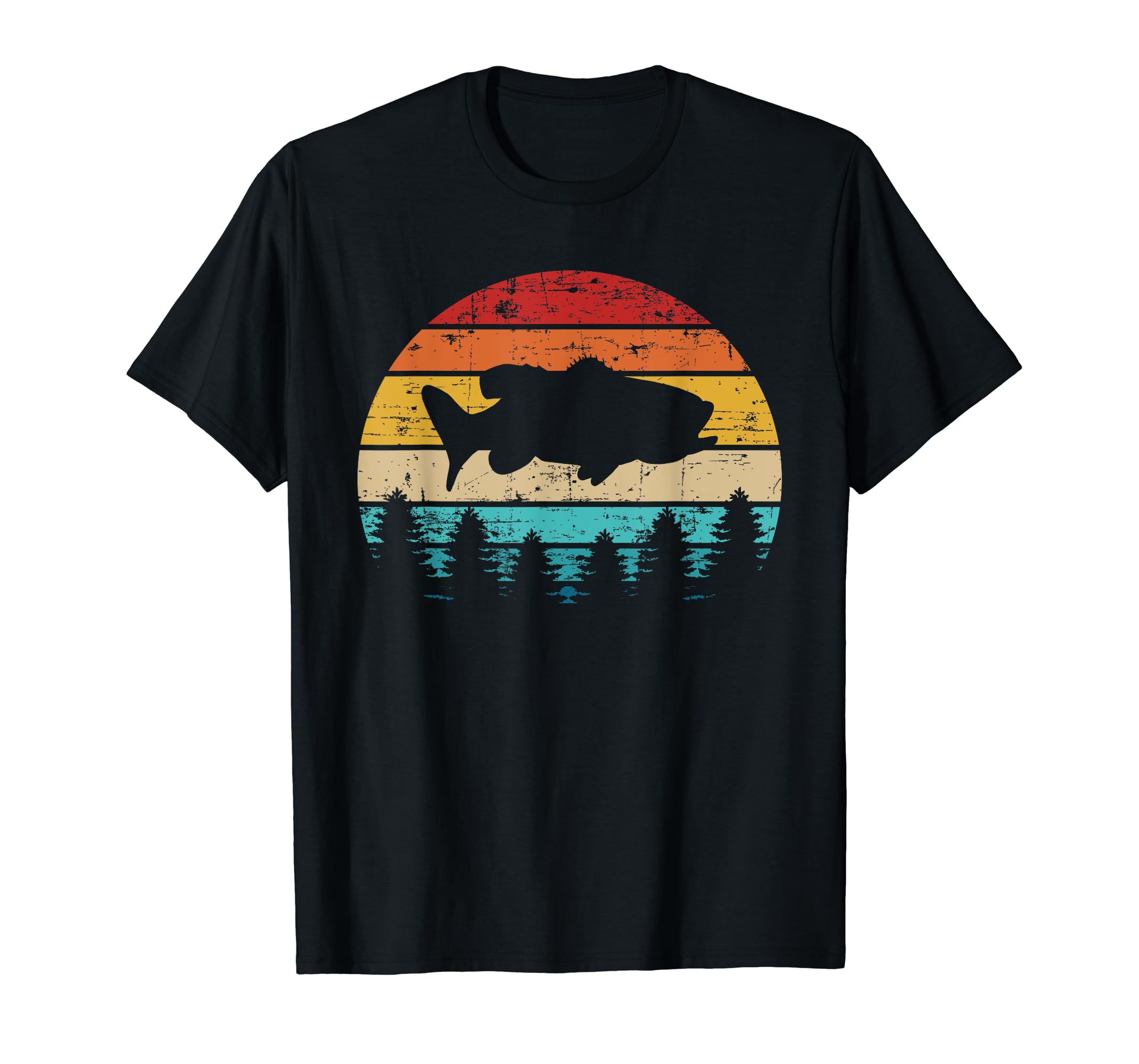 T-shirt Vintage Basse - Cadeau Pour Bassiste, Musicien Rock - Coupe Classique, Manches Doubles Coutures