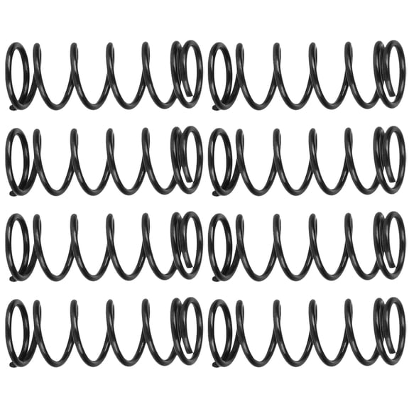 WINOMO Guitar Bridge String Saddle Springs Black Metal 18Pcs