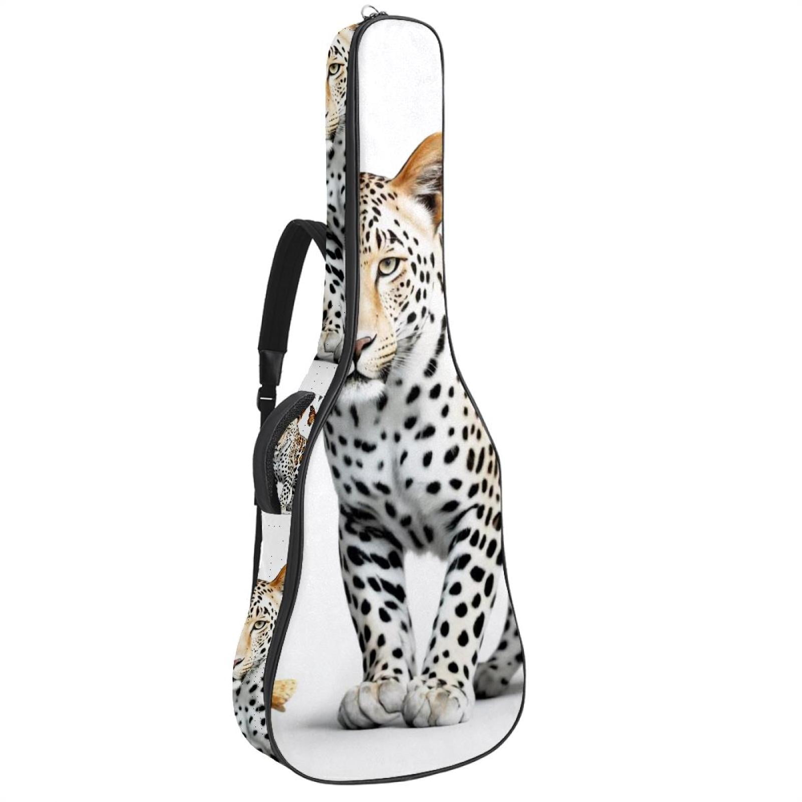 Acoustic Guitar Gig Bag 0.35Inch Padded Guitar Bag Soft Denim Guitar Case With T