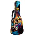 Bass Guitar Bags with Art Rhino Pattern, Acoustic Guitar Bag 40 41 inch