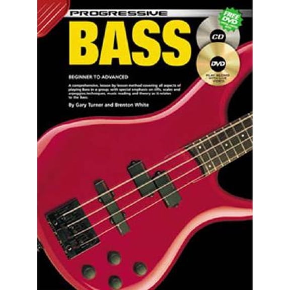 Pre-Owned Bass Guitar Bk/CD/DVD: For Beginner to Advanced Students (Paperback) 095954044X 9780959540444