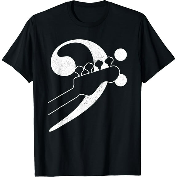 Bass Guitar - Clef Bassist Musician Music Bass Player T-Shirt