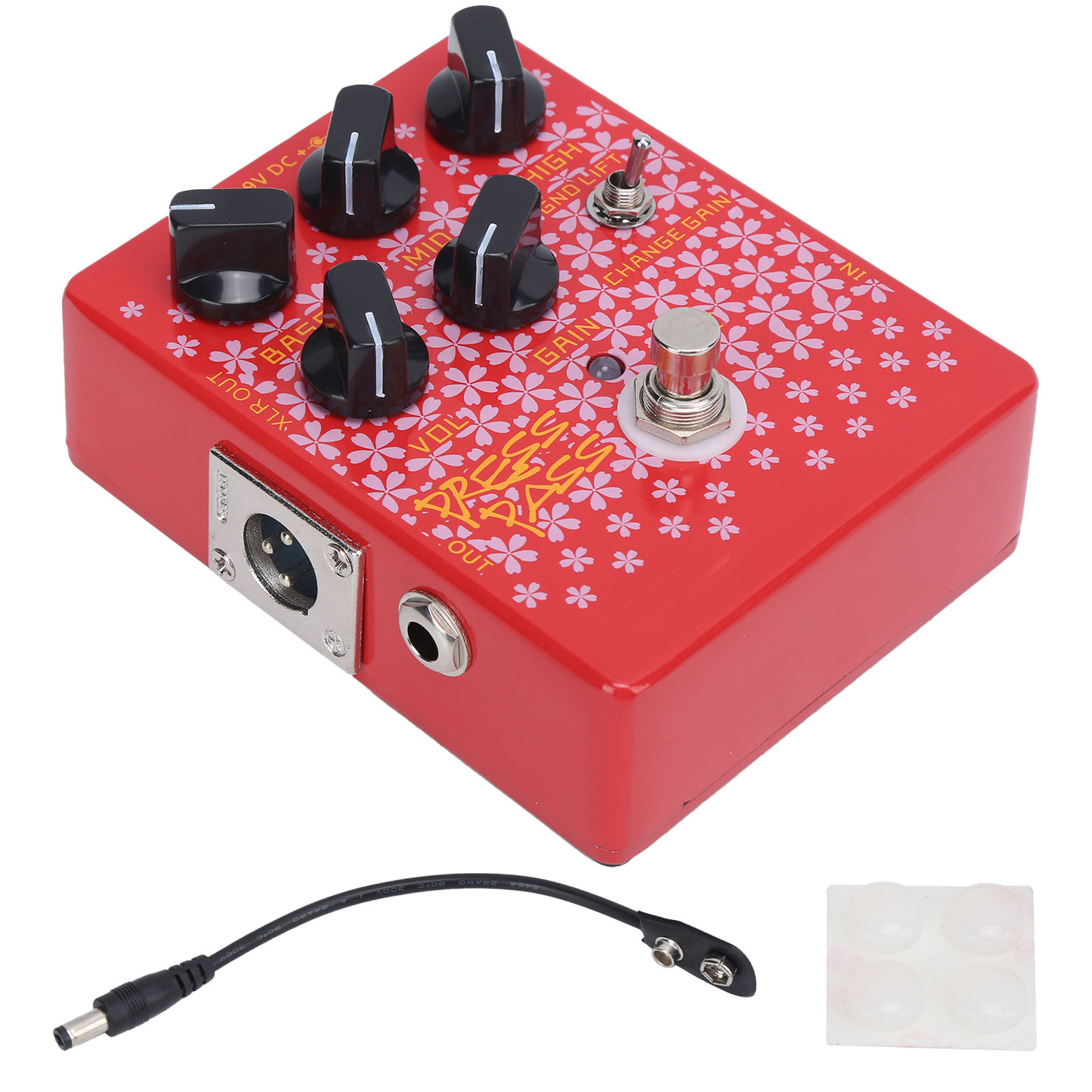 Bass Guitar Effects Pedal Driver with DI Tube Amplifier XLR Output