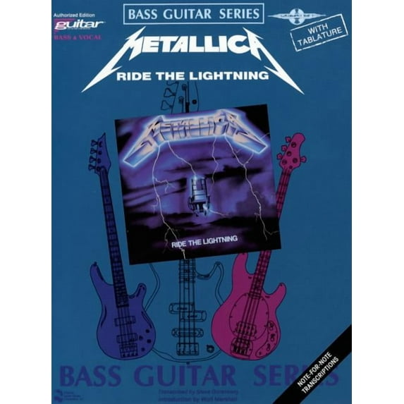 Bass Guitar Metallica: Ride the Lightning, (Paperback)
