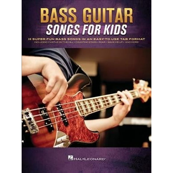 Bass Guitar Songs for Kids (Paperback) by Hal Leonard Corp