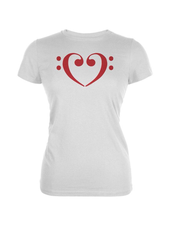 Bass Heart Juniors T-Shirt - X-Large