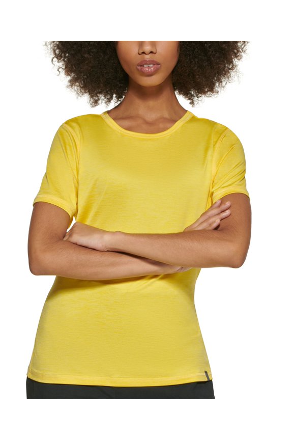 Leus Trail Performance Top Cyber Yellow Heather M