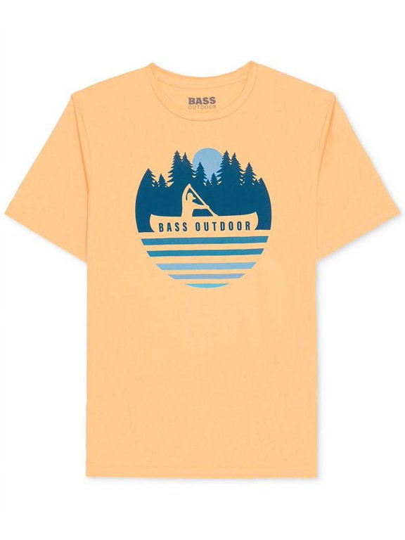 Men's Logo Graphic Tech T-Shirt Orange Size XX-Large