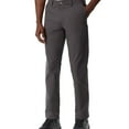 thumbnail image 1 of BASS OUTDOOR Mens Slim Straight Fit Traveler Casual Trouser Pants, Grey, 28W x 30L, 1 of 3