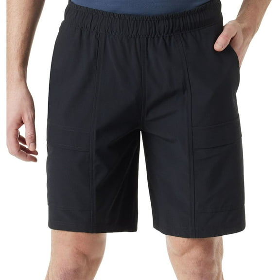 BASS OUTDOOR Mens Classic Casual Cargo Shorts, Black, Large