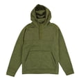 thumbnail image 1 of BASS OUTDOOR Mens Mixed-Media Hoodie Sweatshirt, Green, Medium, 1 of 1