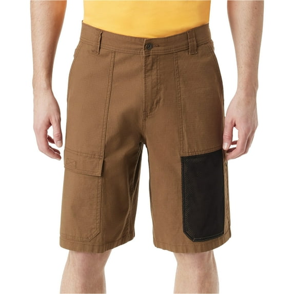 BASS OUTDOOR Mens Explorer Casual Cargo Shorts, Brown, 36